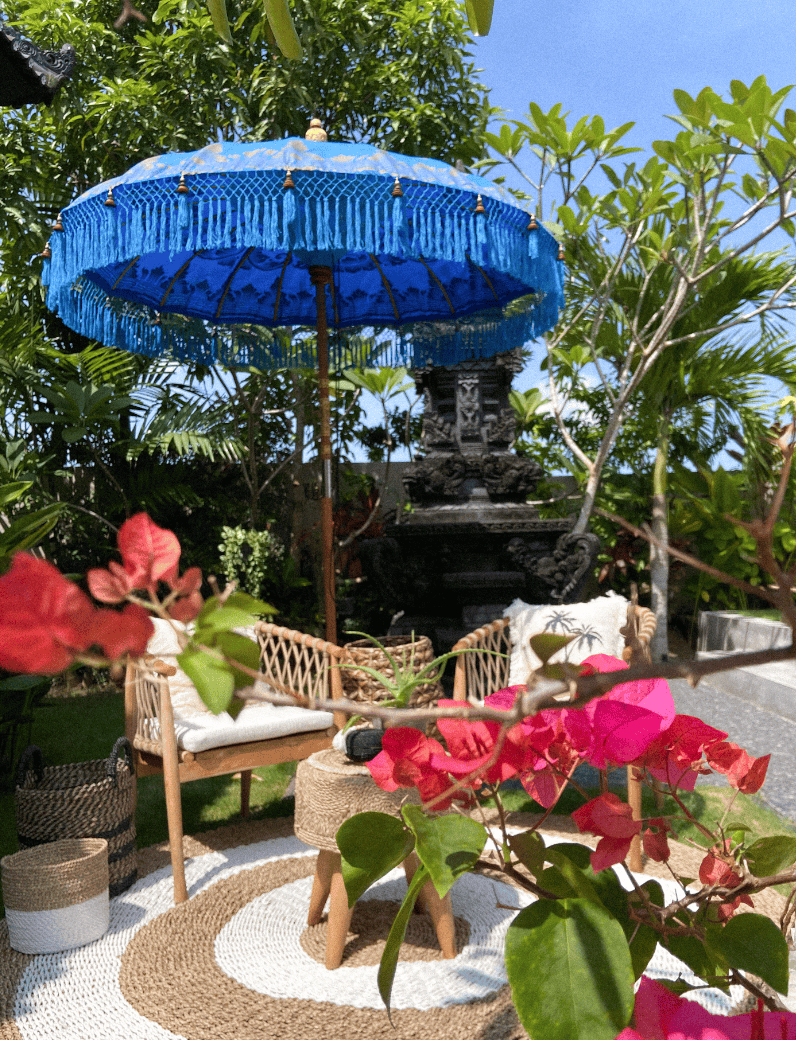 Bali Collection - Blue & Gold - 2 meters wide