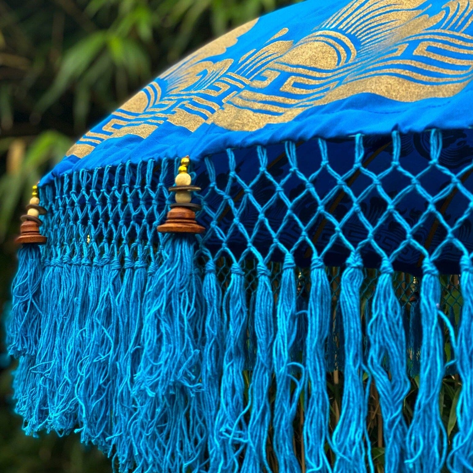 Bali Collection - Blue & Gold - 2 meters wide